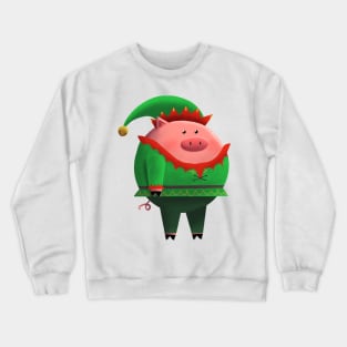 Elf Pig Crewneck Sweatshirt